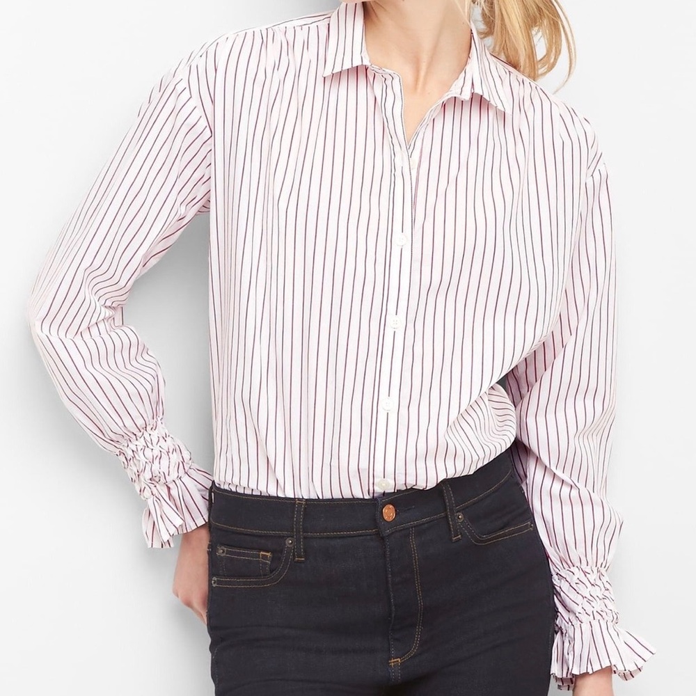 Candy stripe button down
